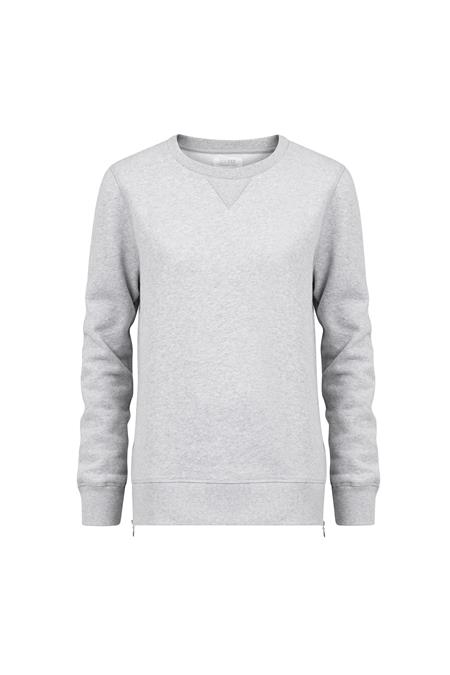 Sweater Side Zip Grey