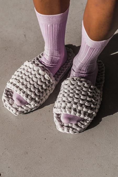 Knit Slippers Berlinette Grey