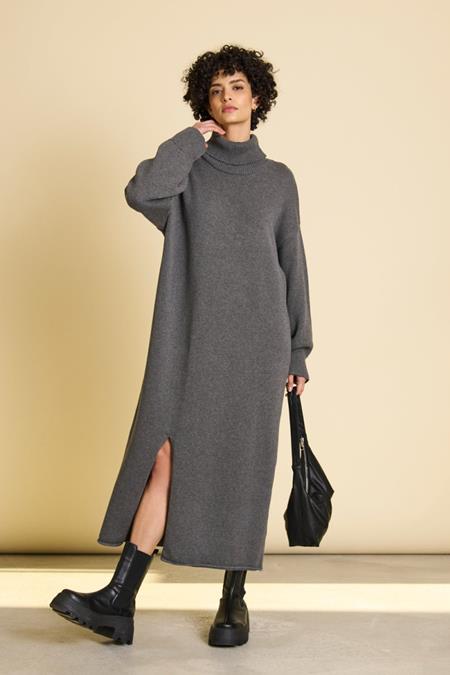 Midi Dress Inari Dark Grey