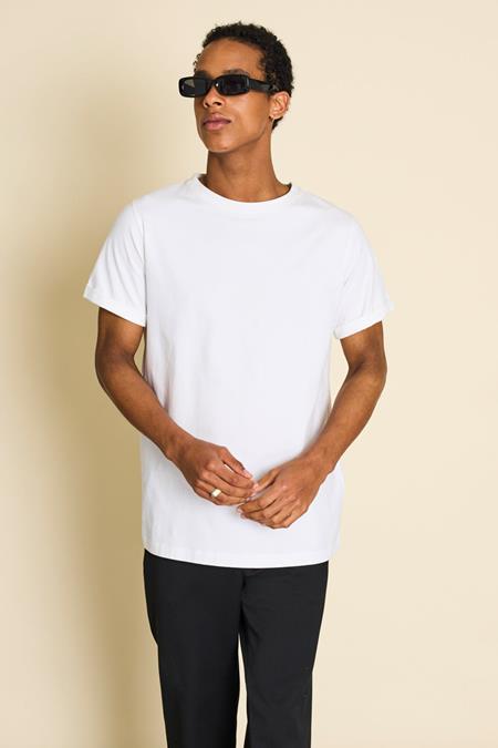 T-Shirt Boy Uni Blanc