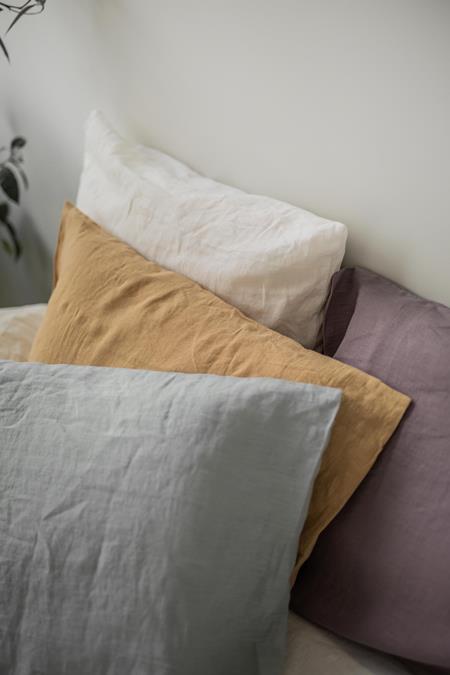 Linen Deco Pillowcase Sage Green