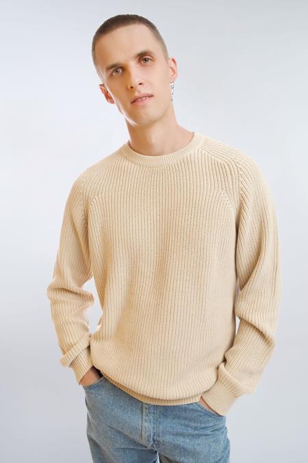 Pull Grosse Maille Dune