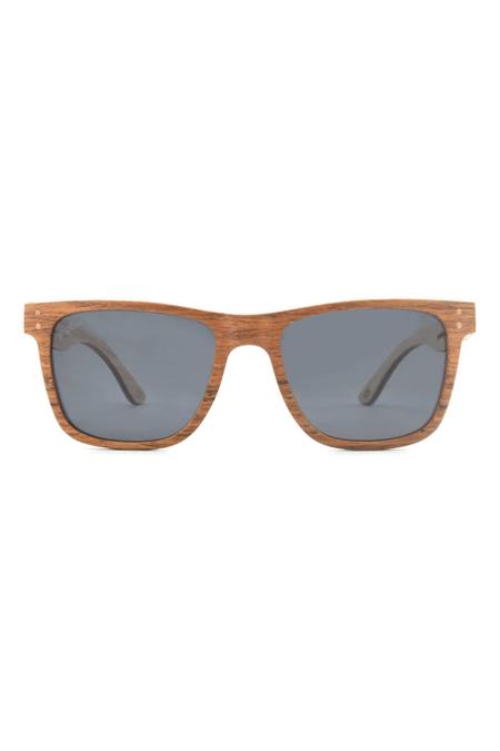 Wooden Veneer Sunglasses Benja Teak