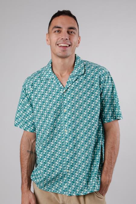 Shirt Tiles Aloha Blue