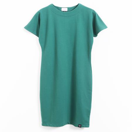 Dress - recycled sweat fabric - Greenº 1