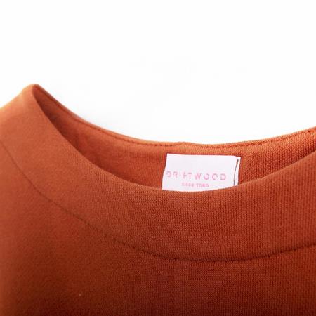 Dress - recycled sweat fabric - Orange 5