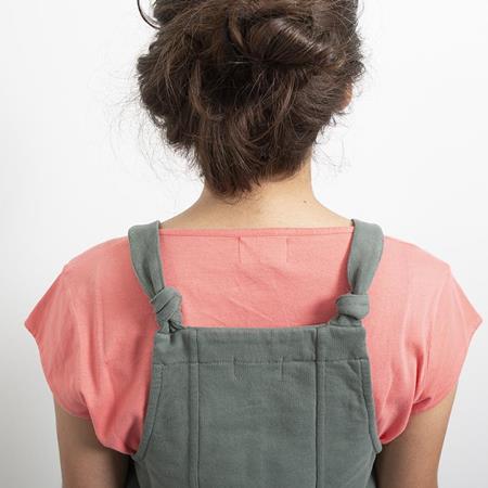 Dungaree - recycled sweat fabric - Armyº 5
