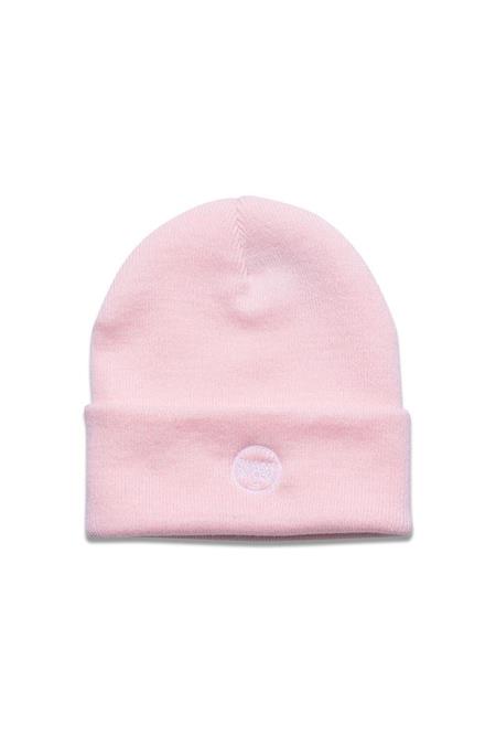 Plant Faced Beanie Pink