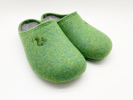 Slippers Recycled PET Children Green 11