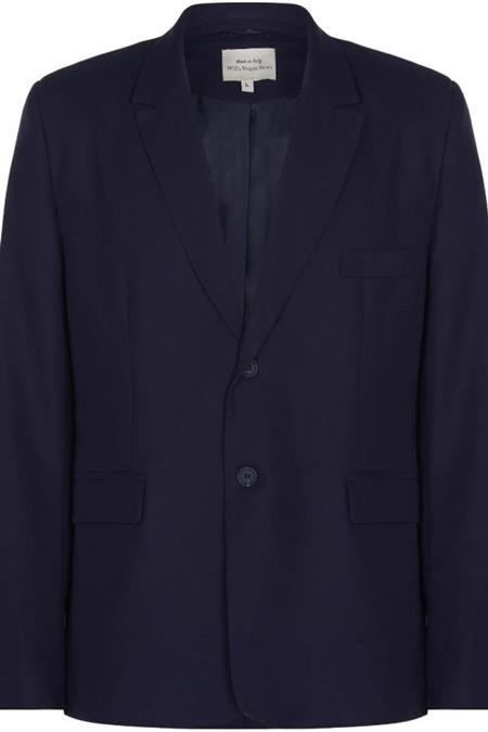 Two Piece Suit Jacket Dark Blue
