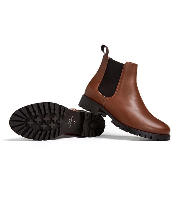Chelsea Boots Luxe Deep Tread Kastanjebruin from Shop Like You Give a Damn