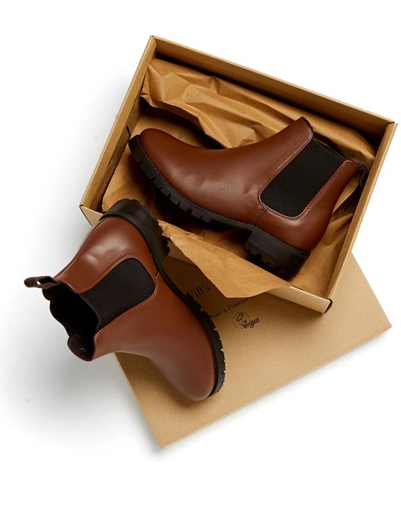 Chelsea Boots Luxe Deep Tread Chestnut Brown from Shop Like You Give a Damn