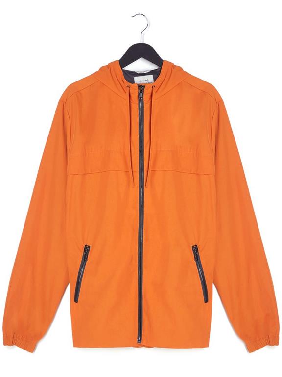 Jacket Water Resistant Lightweight Orange 1