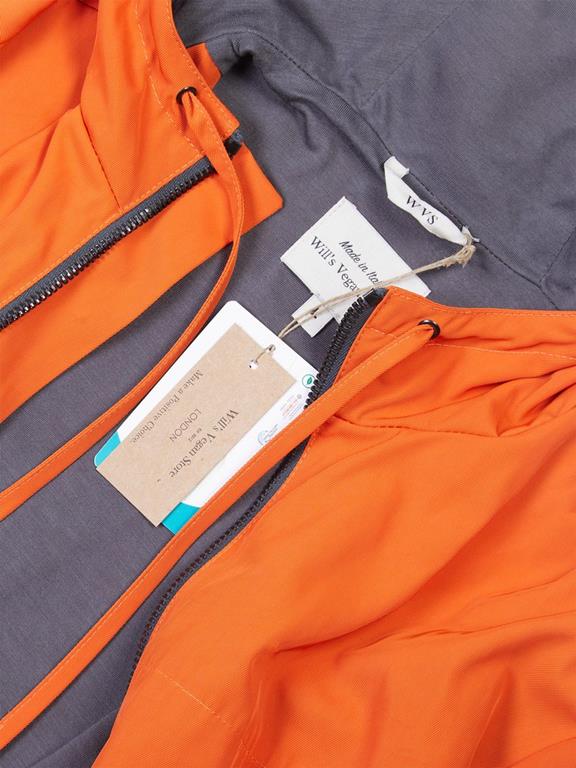 Jacket Water Resistant Lightweight Orange 2
