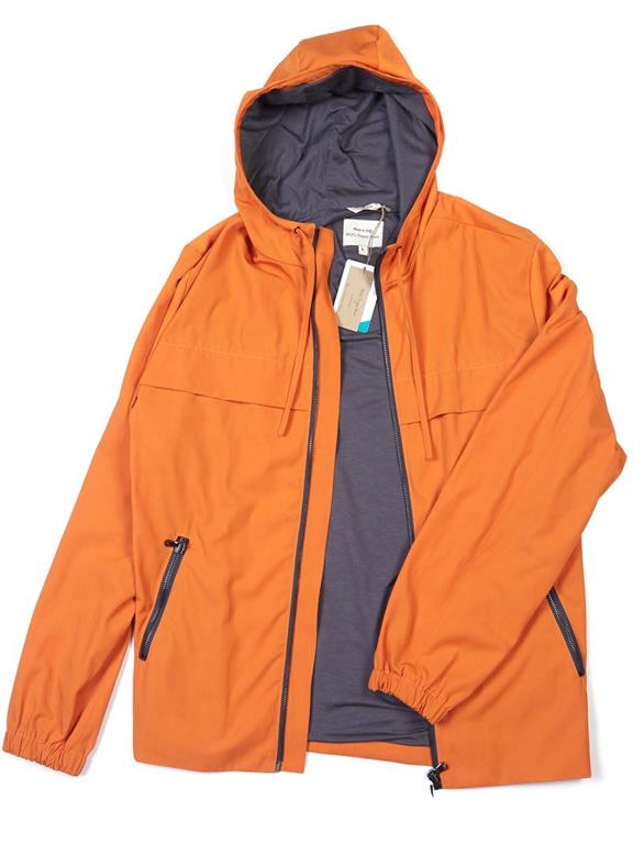 Jacket Water Resistant Lightweight Orange from Shop Like You Give a Damn