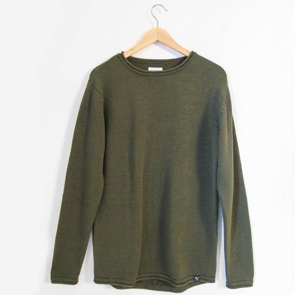 Knit Sweater - Dark Green 1