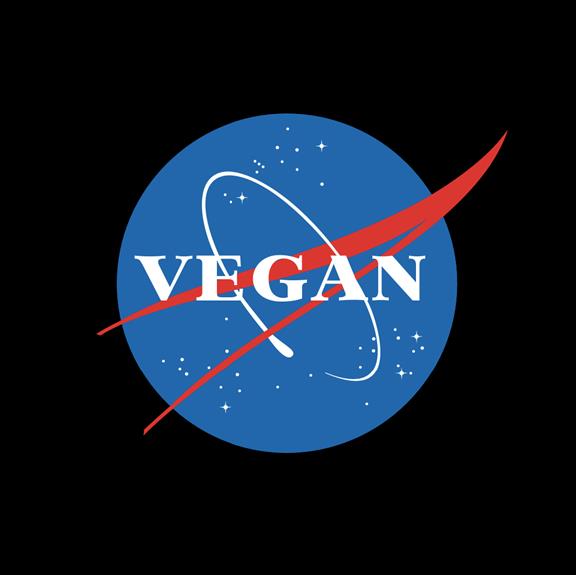 Vegan Nasa - Unisex Sweatshirt Black 1