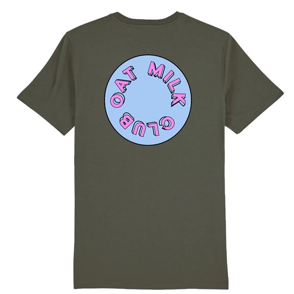 Oat Milk Club - Rug Print - T-Shirt Kaki 1
