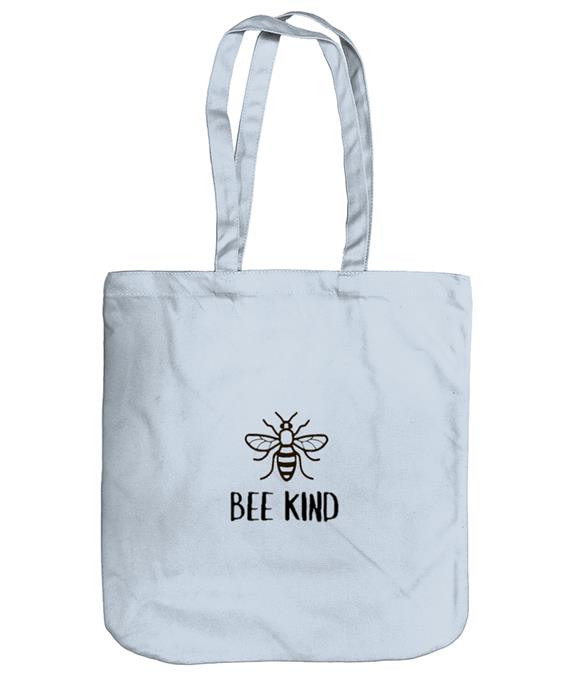 Tote Bag - Bee Kind - Pastel Blue 1