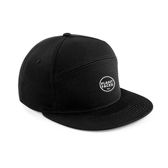 Snapback Hat Plant Faced Black 1