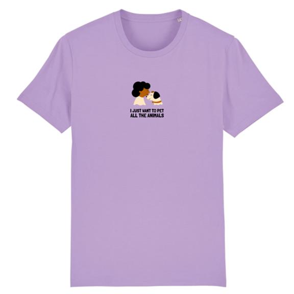 T-Shirt Animals Lavendel 1