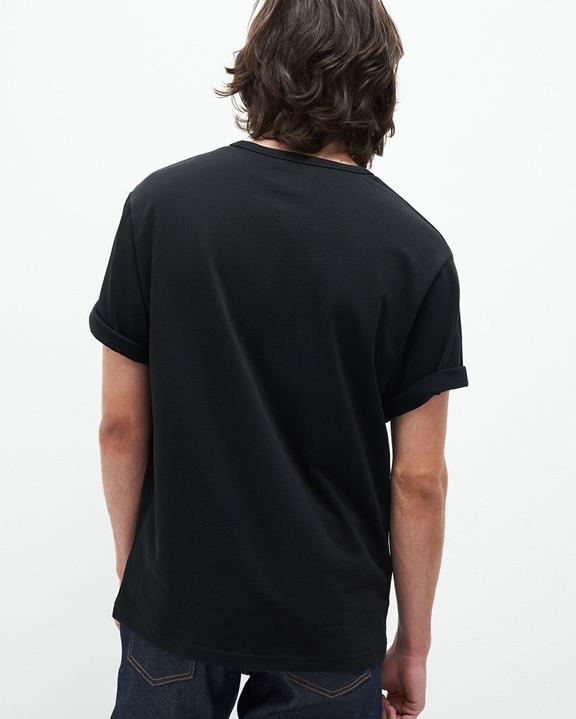 T-Shirt Bedrucktes Liam Schwarz 3