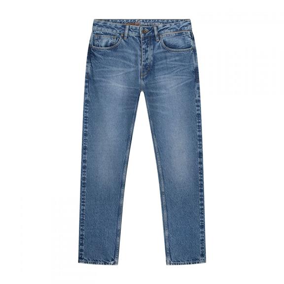 Jeans Regular Slim Jim Oranje Selvedge Antiek Blauw 7