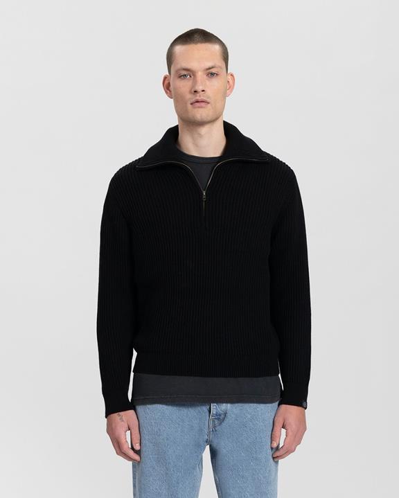 Knit Sweater Morgan Jet Black 1