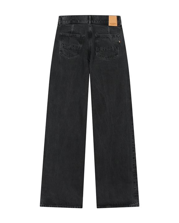 Wide-Leg Pleated Jeans Teigan Black 6