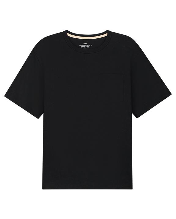 T-Shirt Hemp Pocket Liampo Jet Black 1