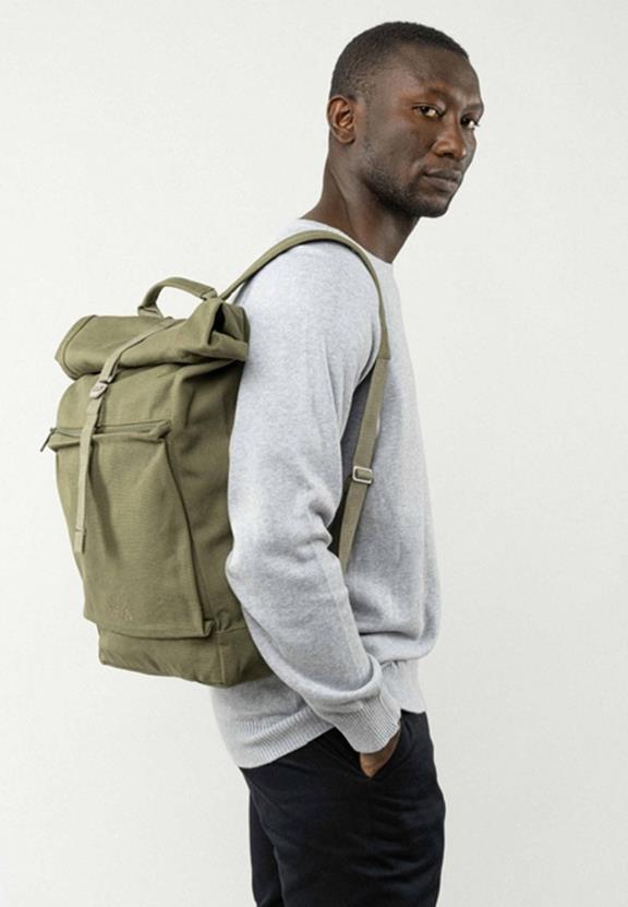 Backpack Amar Olive Green from Shop Like You Give a Damn