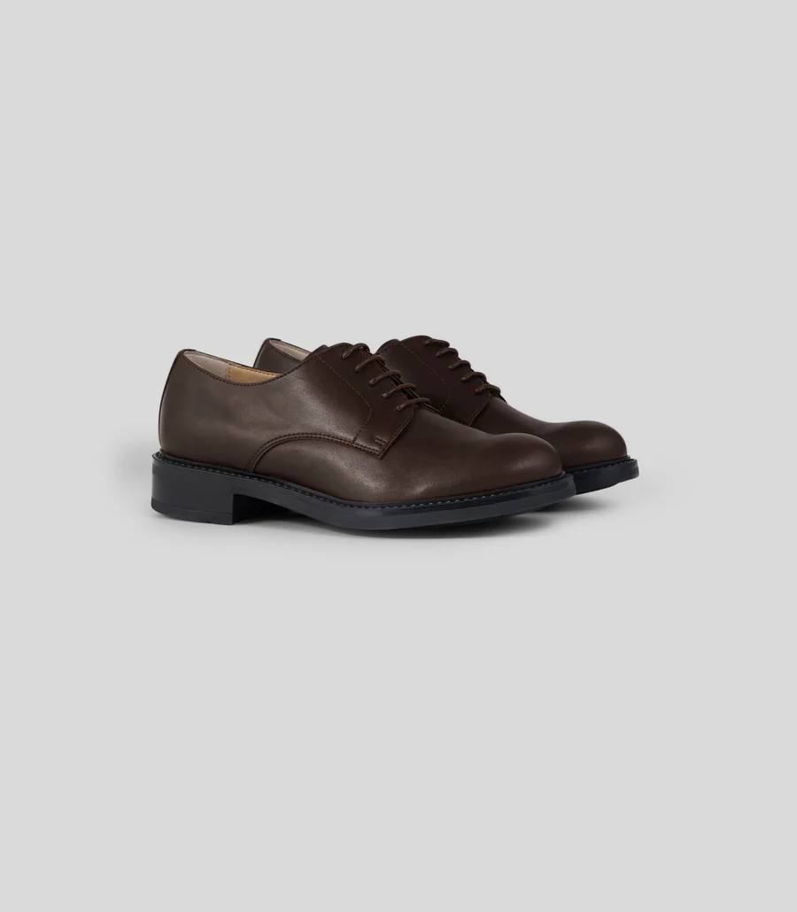 Derby Essential Scarpe Oxford Milano Solari Milano Derby Shoes Brown