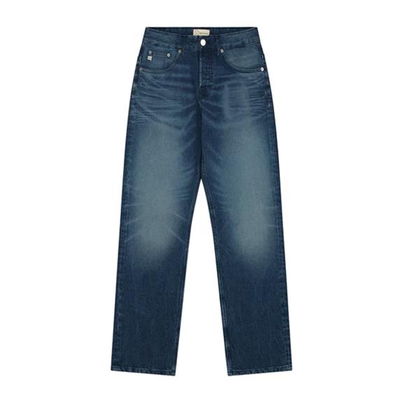 Extra Easy Jeans Dark Worn Blue 1