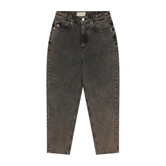 Mom Tapered Jeans Chocolate Bruin 1