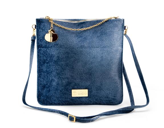 Bag Padova Velvet Blue 1