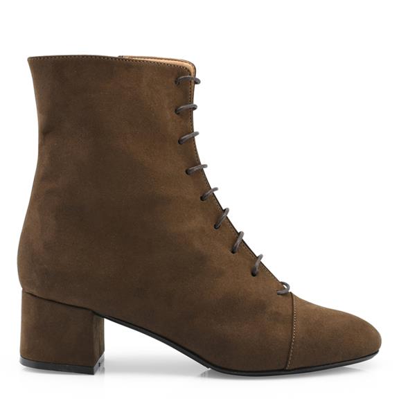 Carlotta Lace-Up Boots - Brown 1