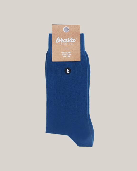 Socken aus Bio-Baumwolle - Blau 1