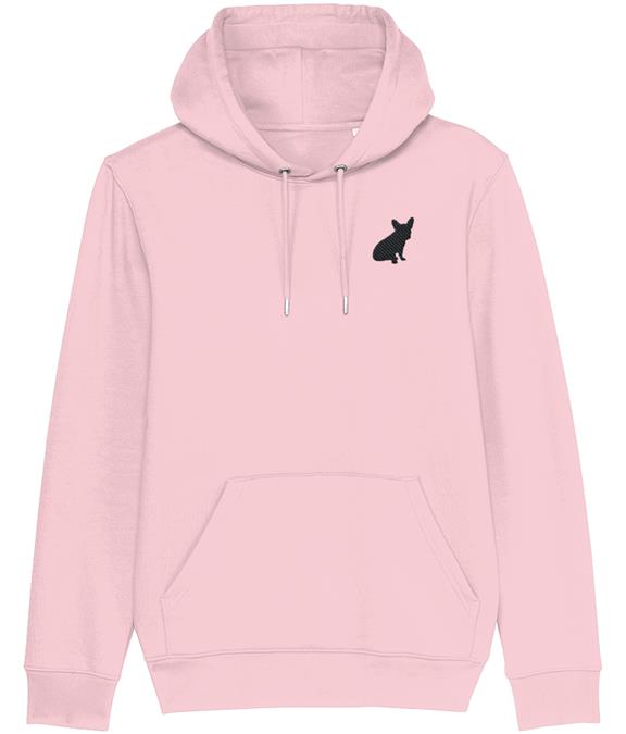 Hoodie Frenchie Cotton Pink 1