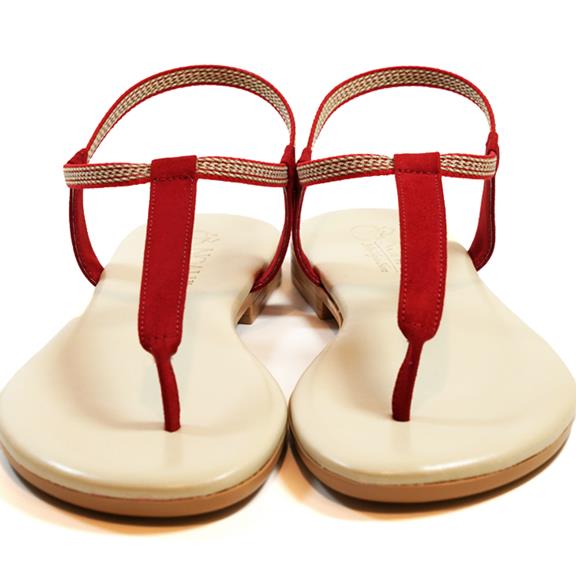 Flip Flop Sandals Diana Red 1