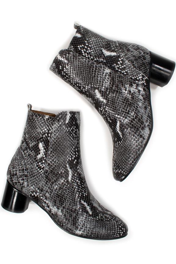 Ankle Boots Snake Black from Shop Like You Give a Damn
