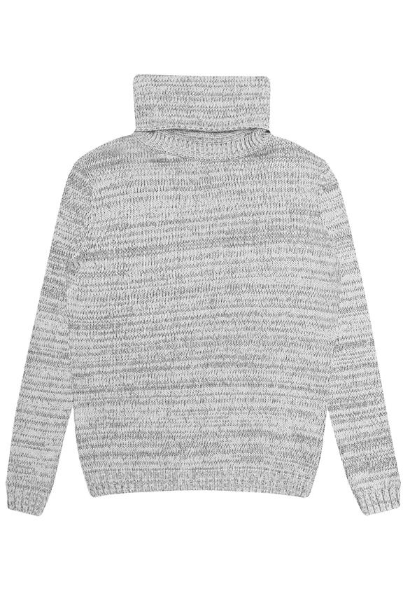 Roll Neck Jumper Light Grey from Shop Like You Give a Damn