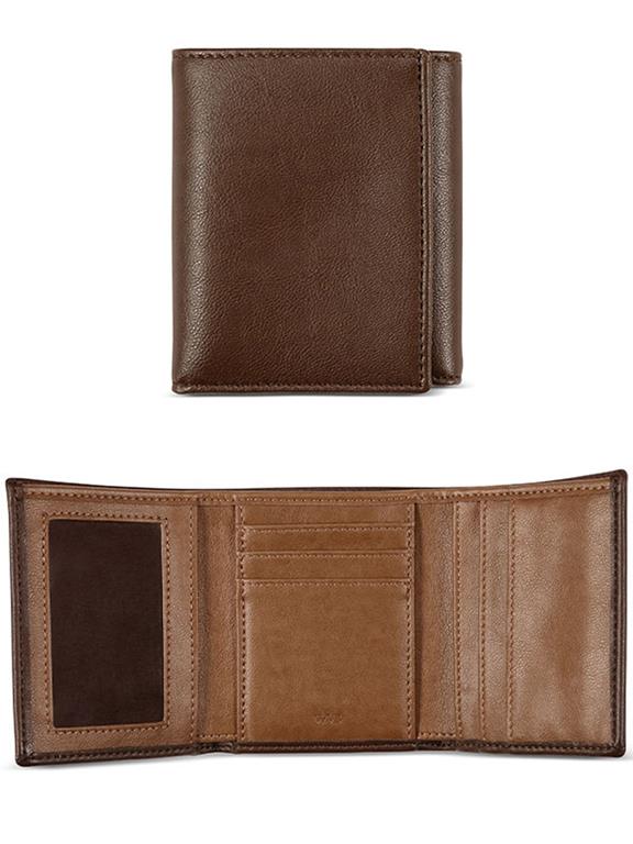 Wallet Trifold Id Brown via Shop Like You Give a Damn