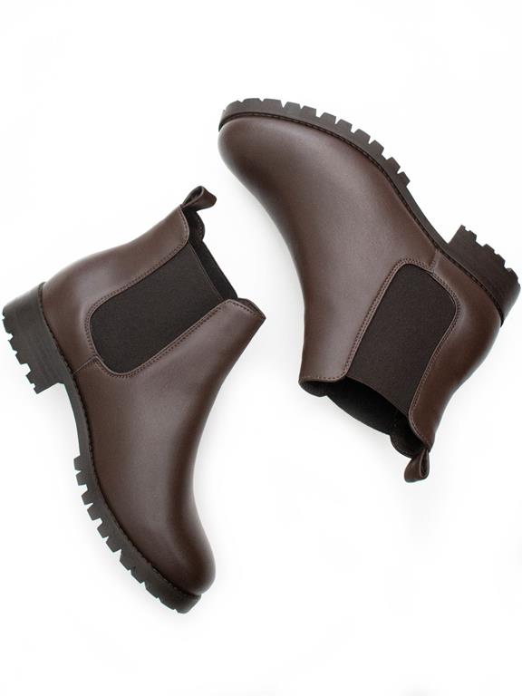 Chelsea Boots Luxe Deep Tread Dark Brown 1