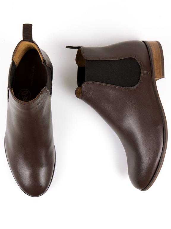 Chelsea Boots Donkerbruin 1