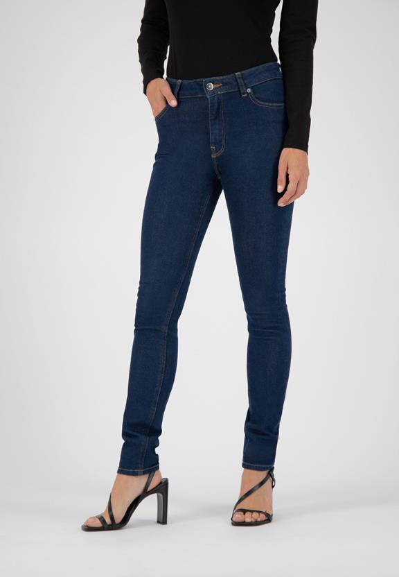 Jeans Skinny Hazen Donkerblauw 1