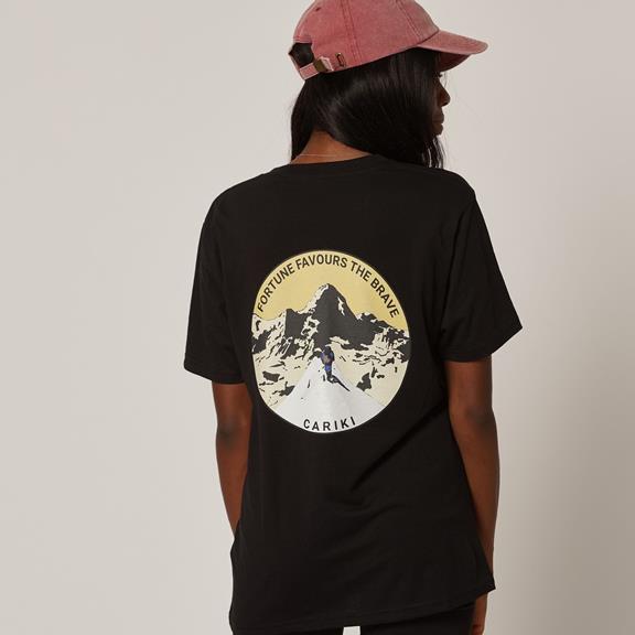 T-Shirt Mountain Zwart 1