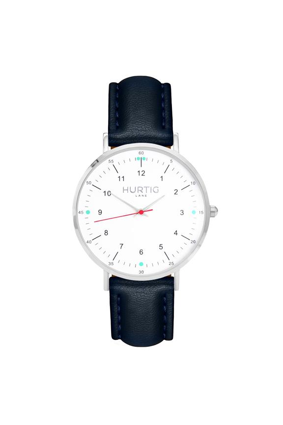 Moderna Horloge Zilver, Wit & Nachtblauw from Shop Like You Give a Damn