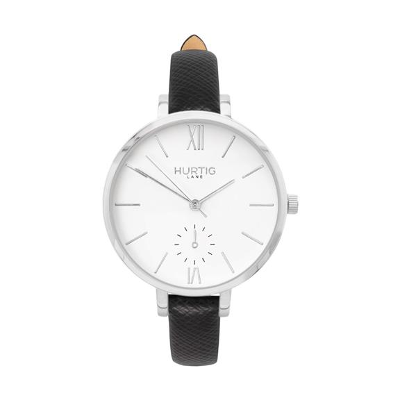Uhr Amalfi Petite Silber Weiß & Schwarz 1