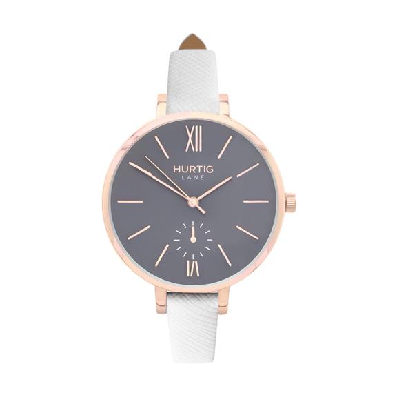 Horloge Amalfi Petite RosÃ©goud Grijs & Wit from Shop Like You Give a Damn