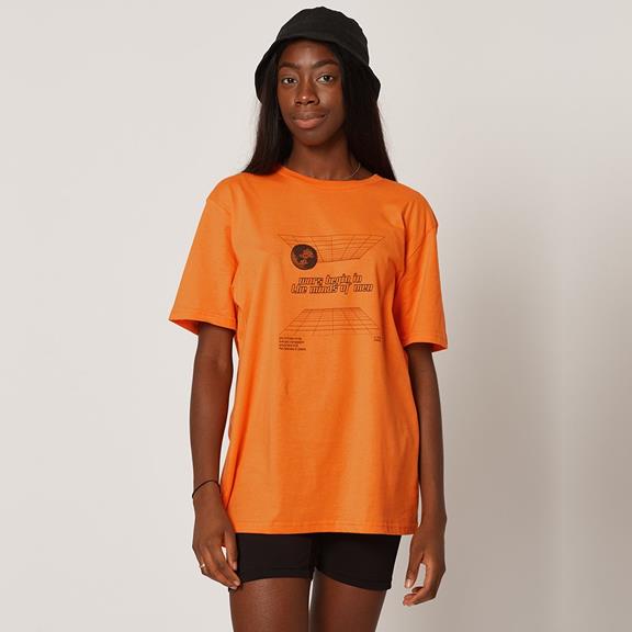 T-Shirt Minds Of Men Orange 1